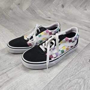 Vans Women's Size 6 "Off The Wall" Old Skool Sneakers Shoe Rainbow 500714